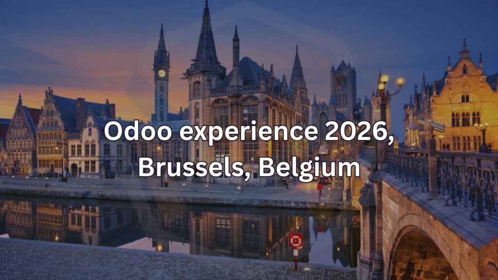 Booth Builder for Odoo experience 2026, Brussels, Belgium